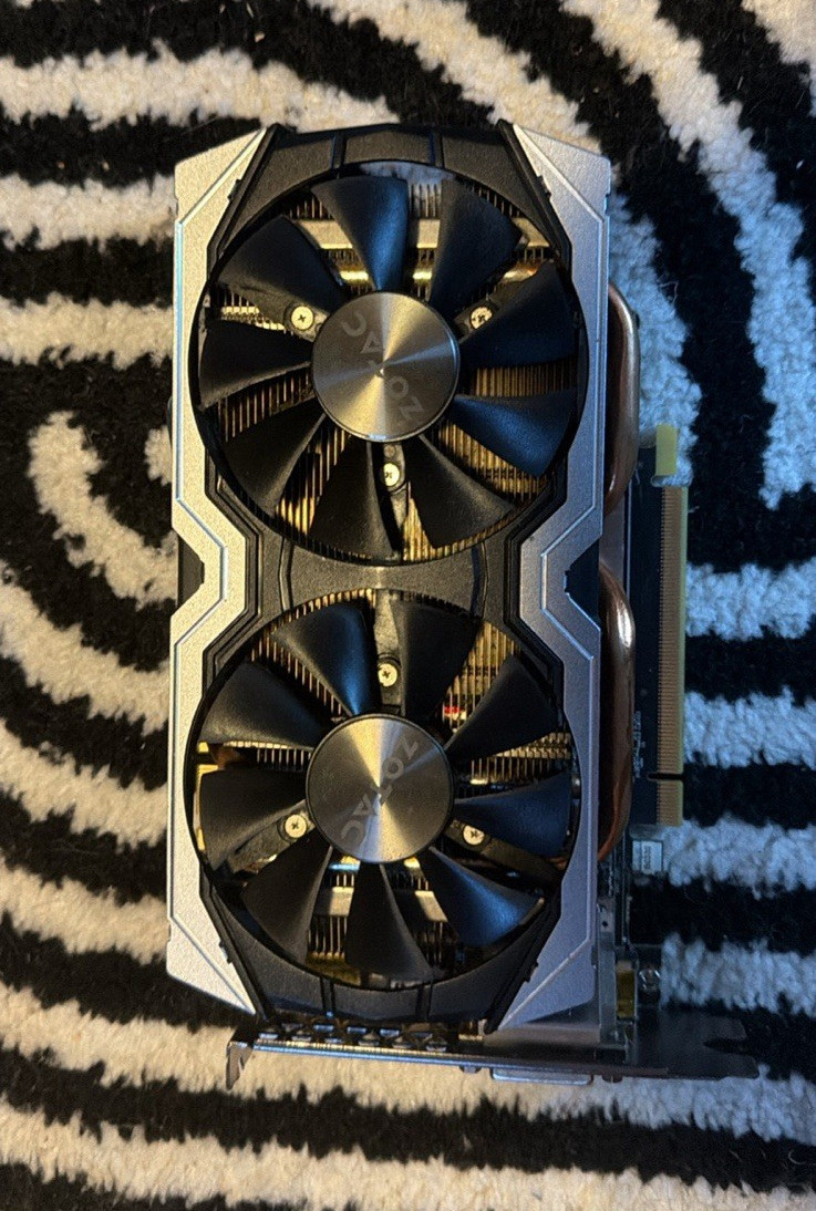 ZOTAC NVIDIA GeForce GTX 1070 8Gb VRAM GDDR5 PCIe video card