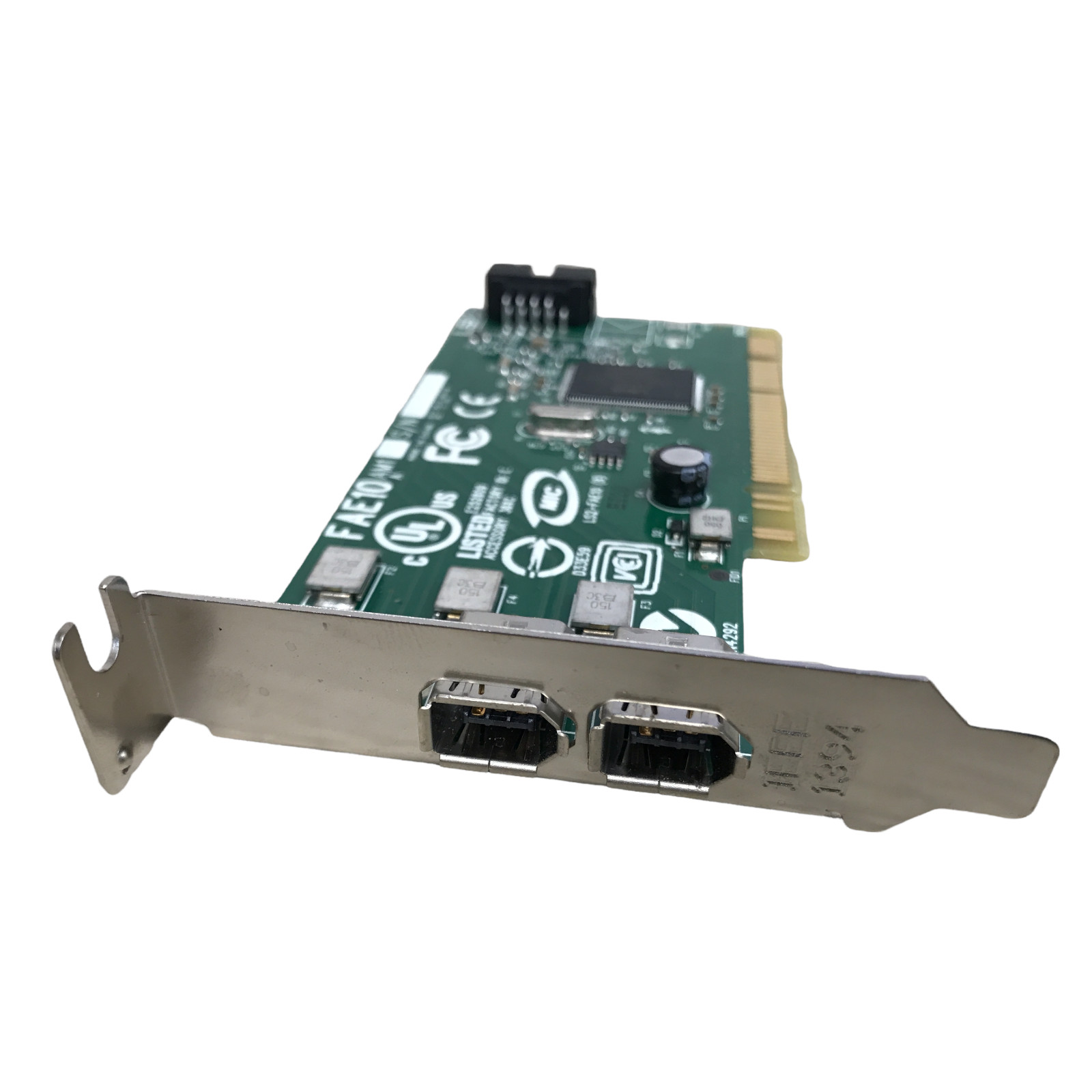 Dell J886H Dell 1394A Dual Port 2 Ports PCI FireWire Card Low Profile 0J886H