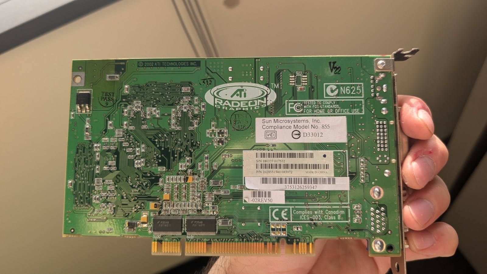 ATI Radeon 7000 32MB PCI Graphics Card, P/N 109-85500-01 Sun (One Of Those 🌞)