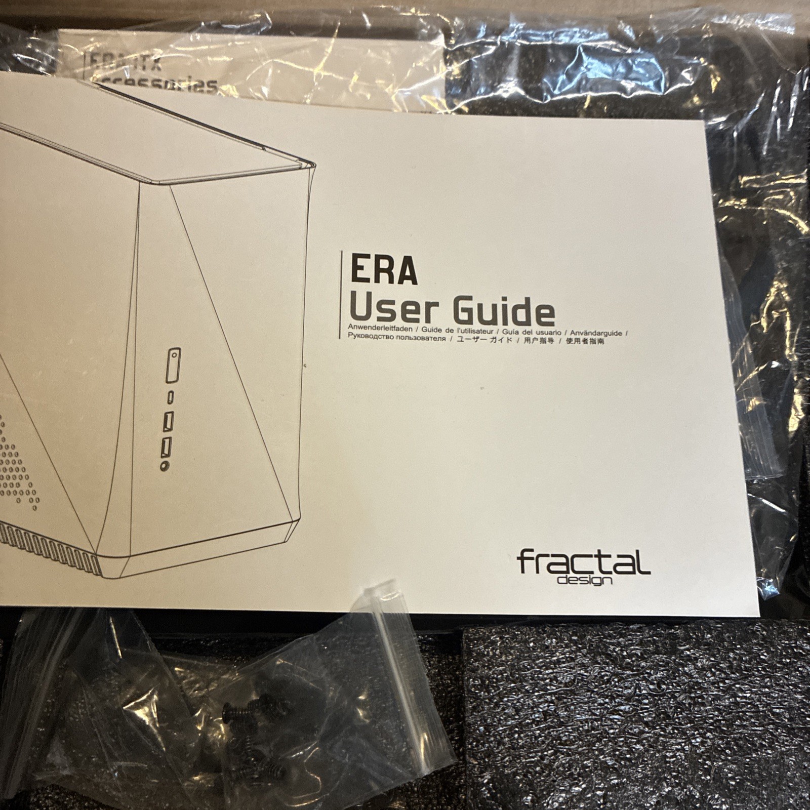 Fractal Design Era ITX V1 Aluminum Steel PC Case FD-CA-ERA-ITX-BU Midnight Blue