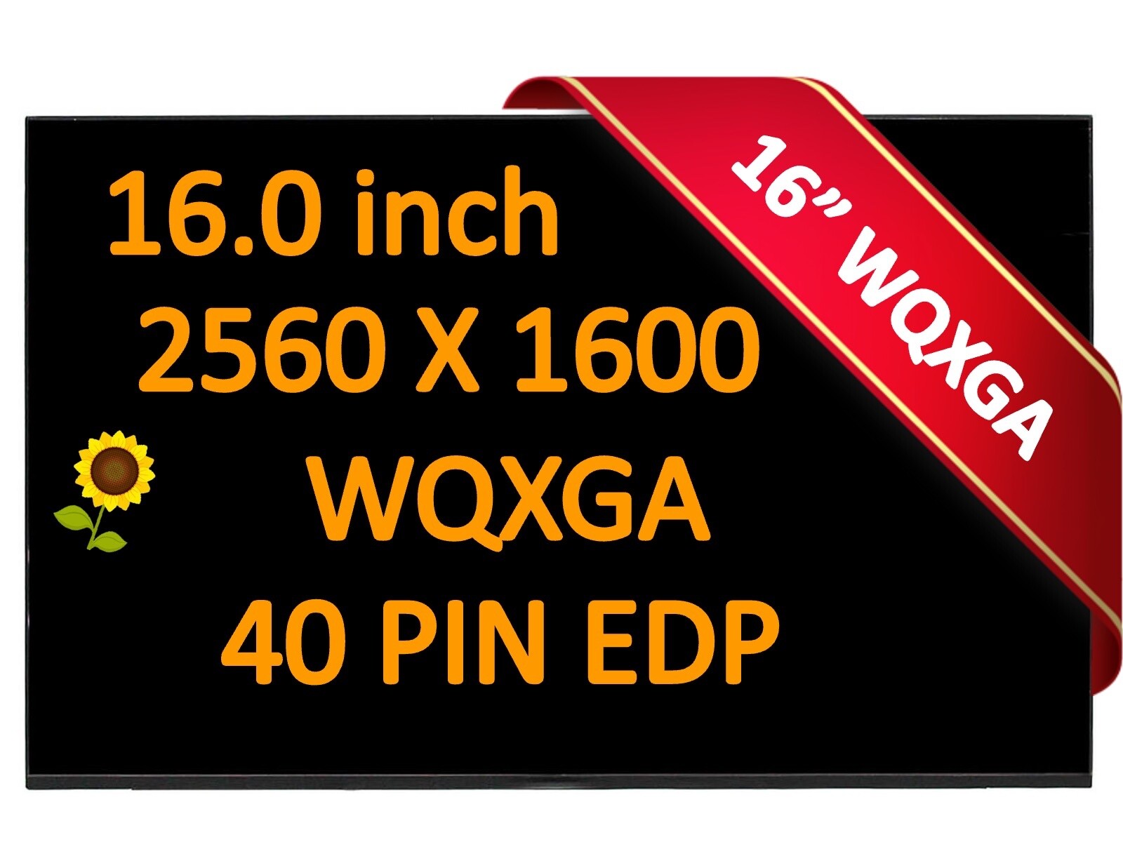 16″ 165HZ LCD LED SCREEN AUO B160QAN03.K 2560×1600 40pin QHD NON-TOUCH 0P3FPJ