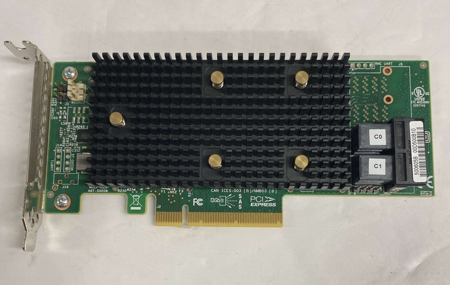LENOVO 530-8i (LSI 9400-8i) 12GBS TRI-MODE SAS SATA NVME HBA P24 IT MODE