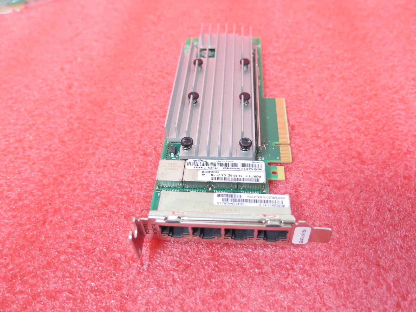 LENOVO QLogic Marvel QL41134HLRJ QL41134 10GB 4Port PCI-E 01KR584 – Low Profile