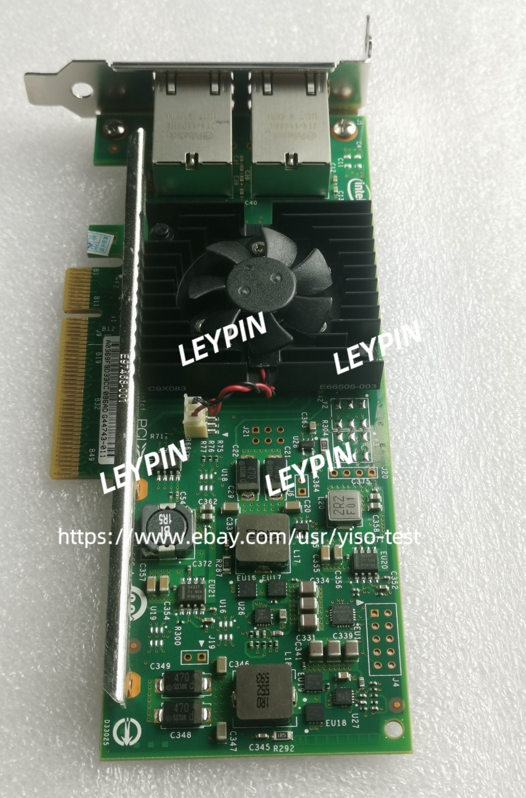 INTEL/DELL X540-T2 CONVERGED DUAL PORT ETHERNET NETWORK ADAPTER K7H46/3DFV8