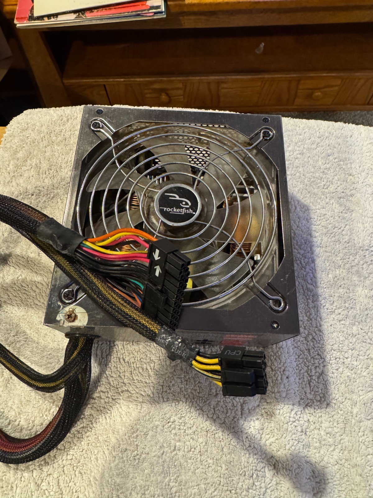 Rocketfish RF-500WPS2 500 Watt Power Supply – PARTS/REPAIR UNKNOWN WORKING CONDI