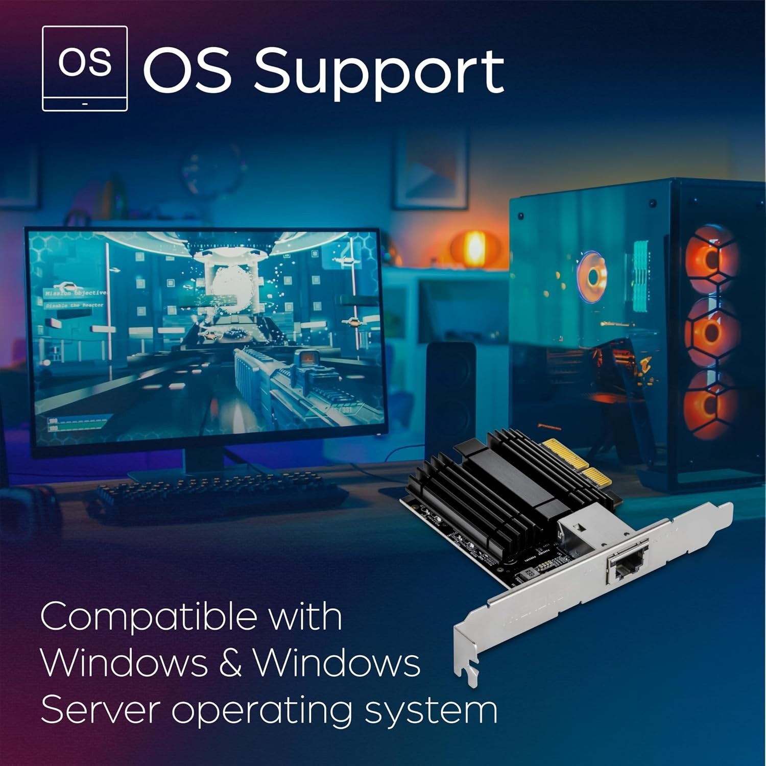 TEG-10GECTX 10GbE Network Adapter – Windows Compatible