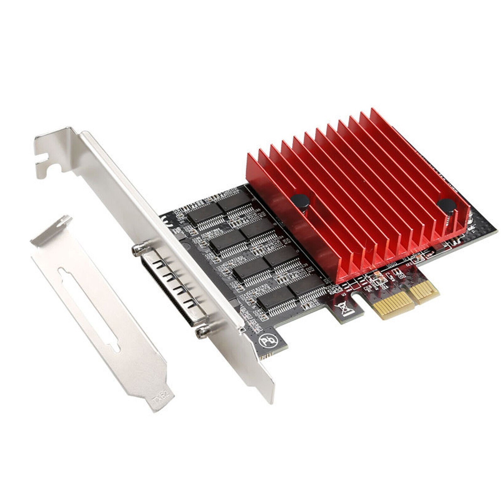 RS232 Serial Port 8-Port PCIE Serial Expansion card Expansion Adapter Riser Card
