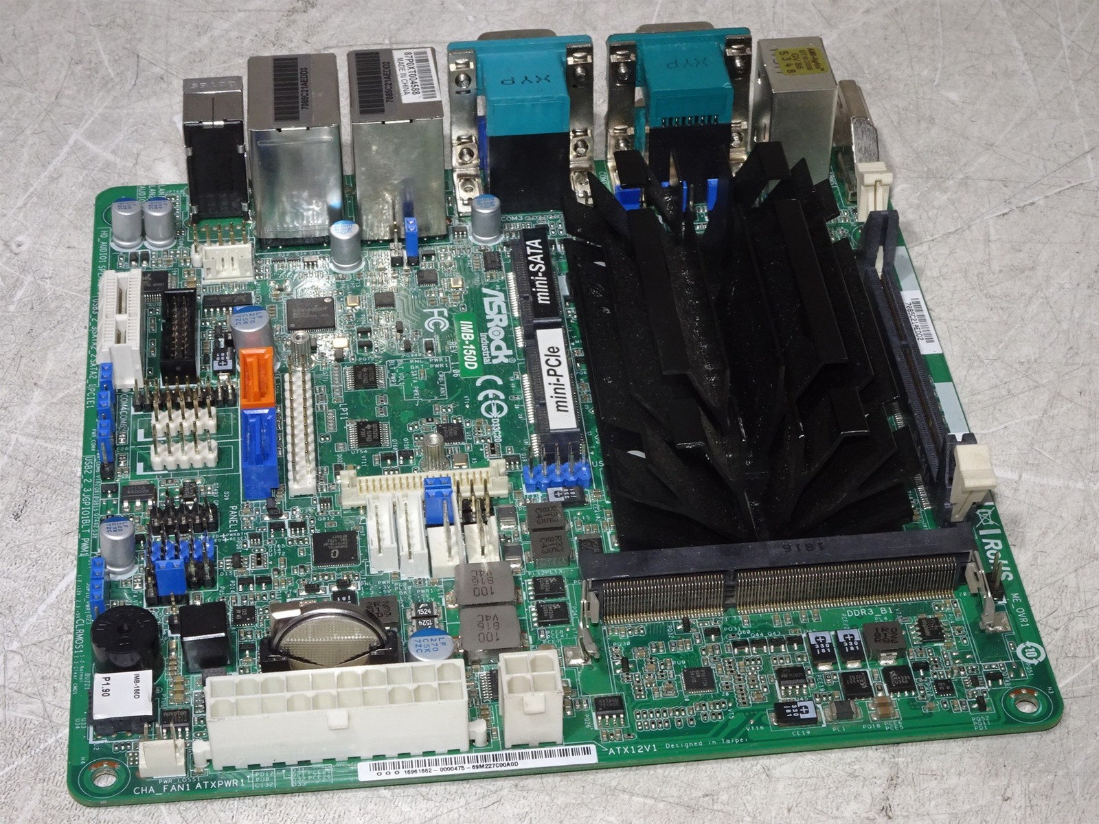 Damaged ASRock IMB-150D Industrial mini ITX Motherboard See Description