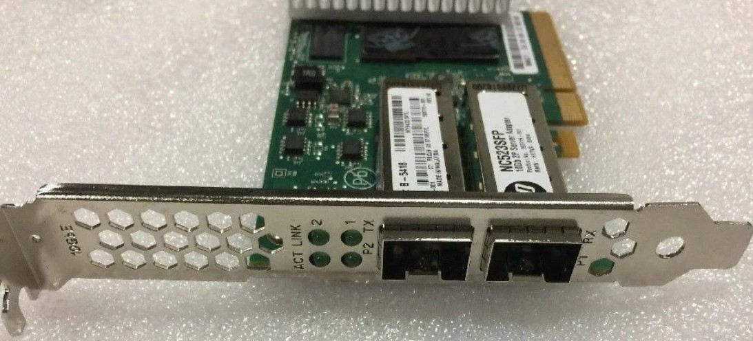 HP NC523SFP Dual Port 10Gbps SFP+ Network Adapter Ethernet PCI-E 593742-001