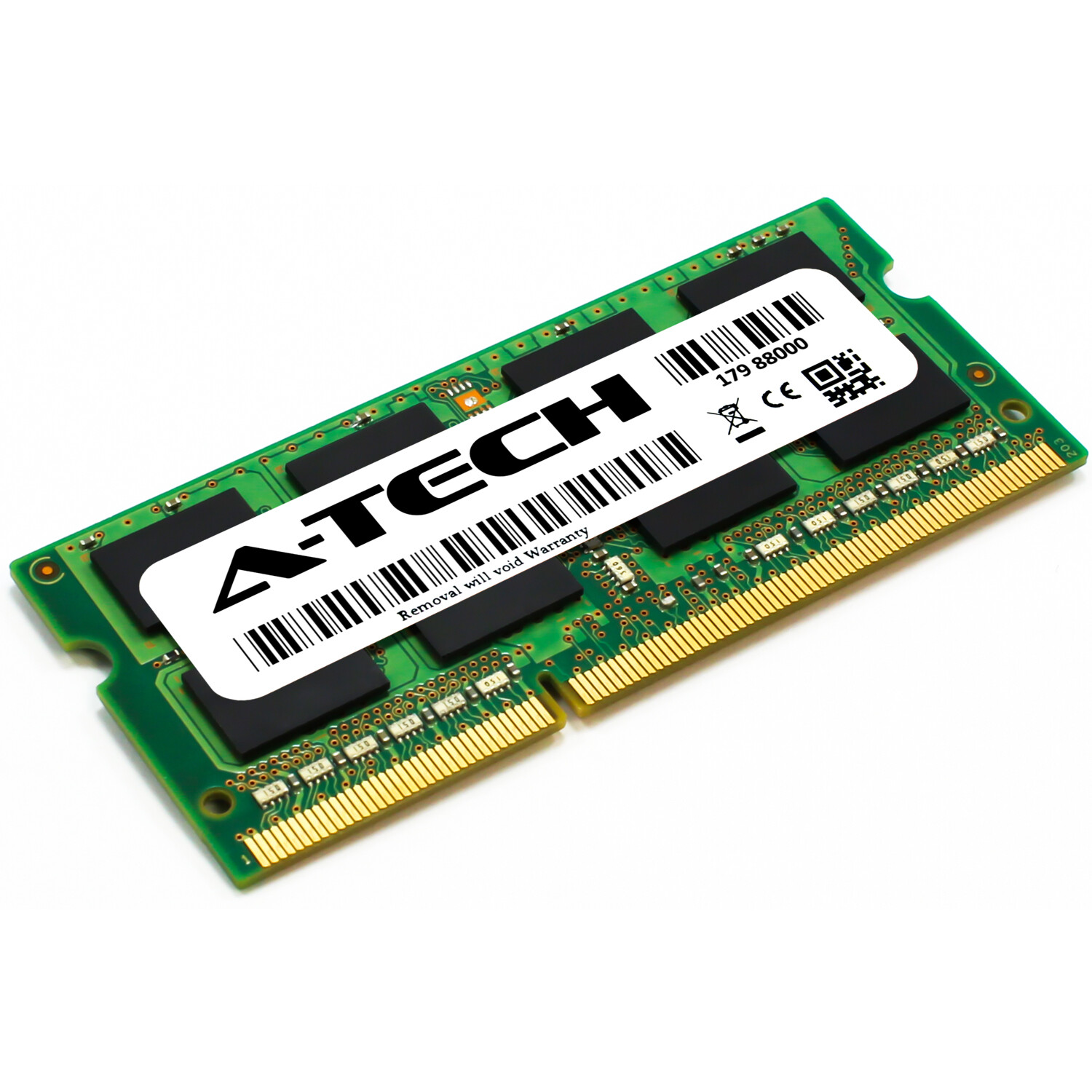 A-Tech 8GB PC3-10600 Laptop SODIMM DDR3 1333MHz 204pin Notebook Memory RAM 1x 8G