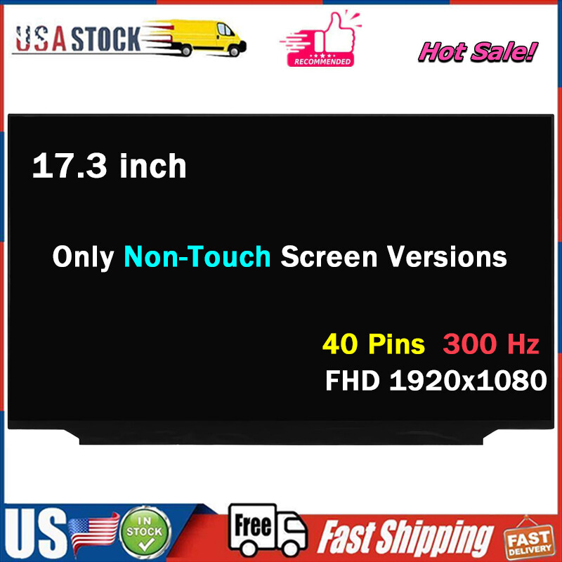 LQ173M1JW04 17.3″ FHD 1920×1080 40pin 300Hz LCD LED Screen Replacement Display