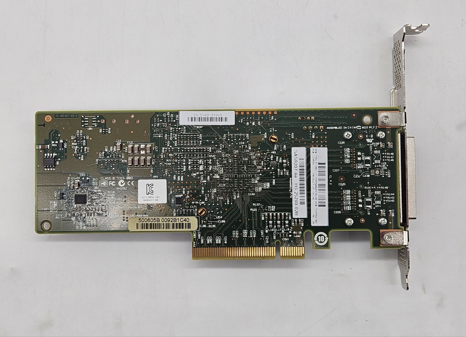 HP 8-Port 6Gbps SAS PCI-e 3.0 x8 Host Bus Adapter (High Profile) 738191-001