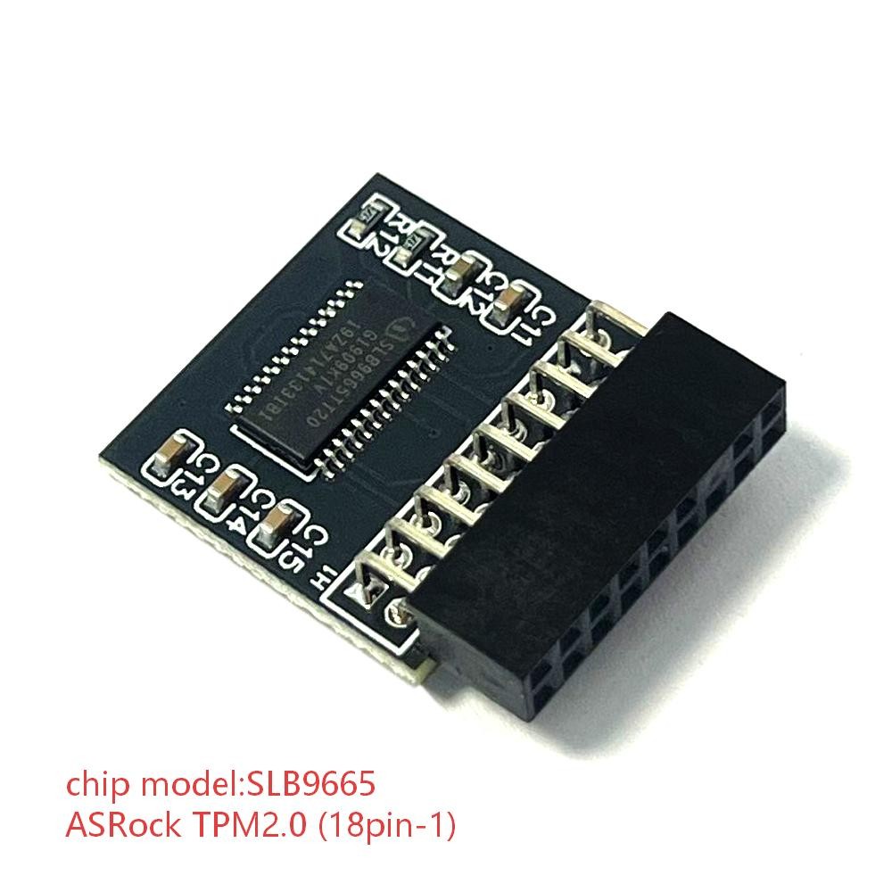 TPM2.0 18pin-1Module Trusted Platform SLB9665 For ASRock Motherboard B365M Pro4