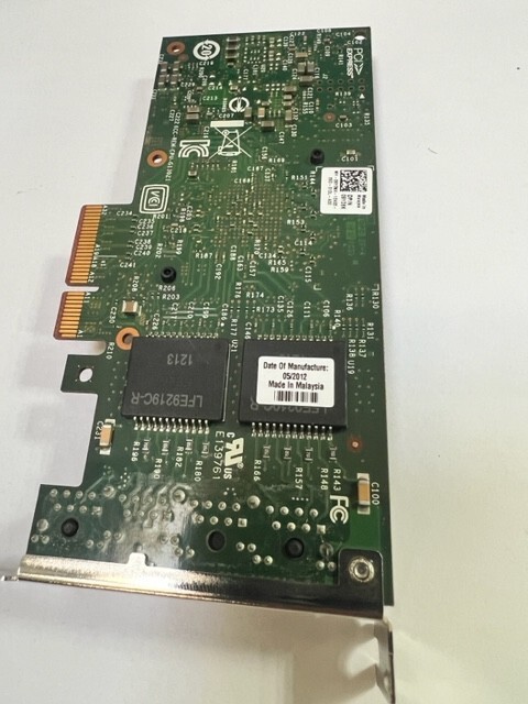 Dell 4-Port 1Gbps PCI-E Server Ethernet Adapter 09YD6K low profile