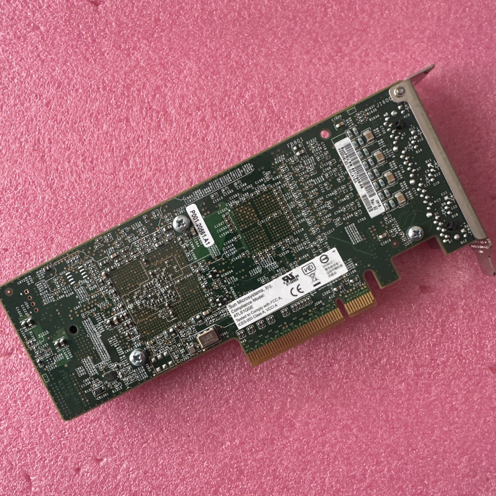 Sun 501-7606 ATLS1QGE 4-Port RJ45 PCIe 1Gbps Ethernet Network Card ✅SFF