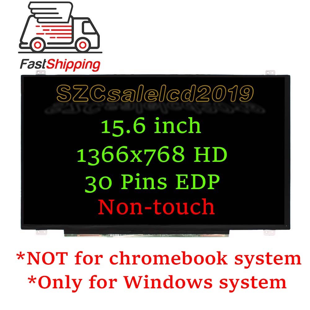For DELL NCH65 LAPTOP LED LCD Screen 0NCH65 NT156WHM-N32 WXGA HD Bottom Right