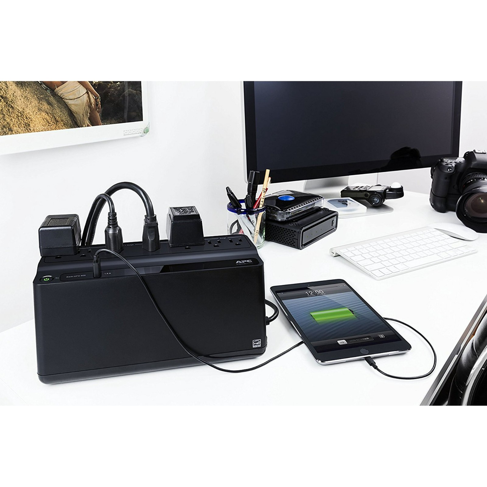 APC UPS Battery Backup 650VA UPS with 5 Backup Battery Outlets USB (BW650U1)™