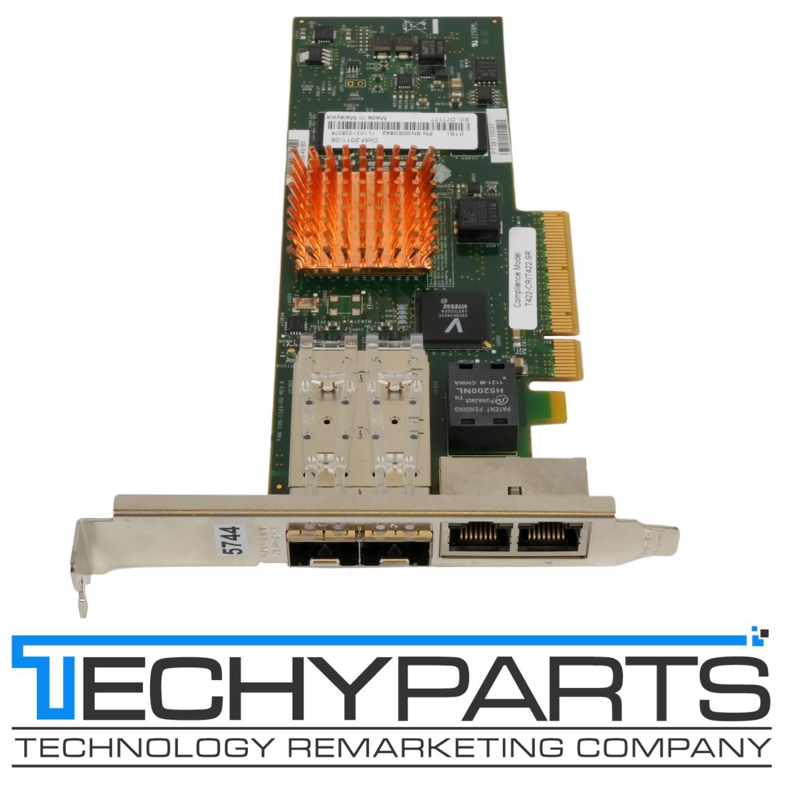 IBM 00E0842 Chelsio T422-CR/T422-SR 2x 10GbE SFP+ 2x1GbE PCIe 2.0 x8 UTP NIC