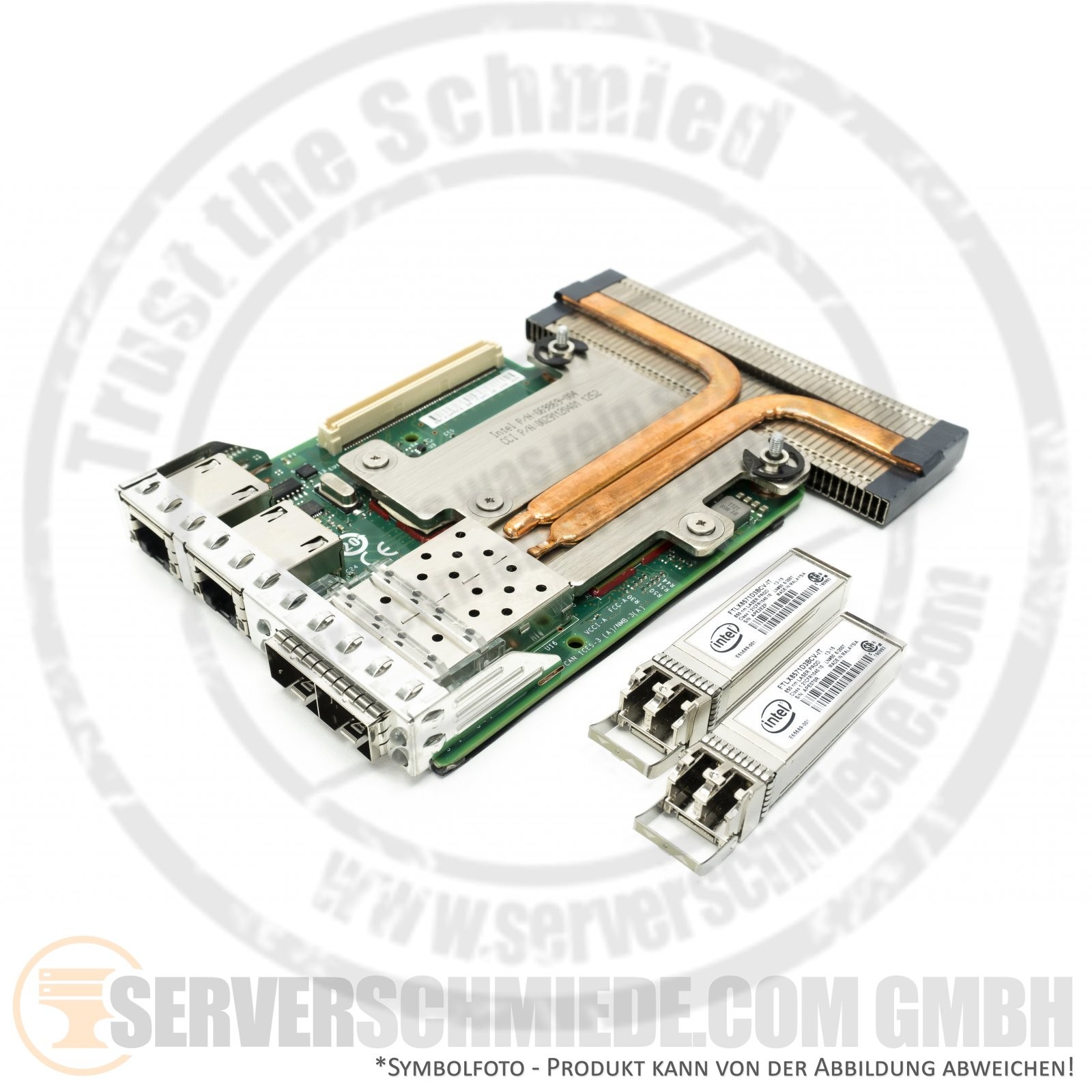 Dell C63DV Intel X520 2x 10GbE SFP+ 2x1GbE I350 Network Daughter Card