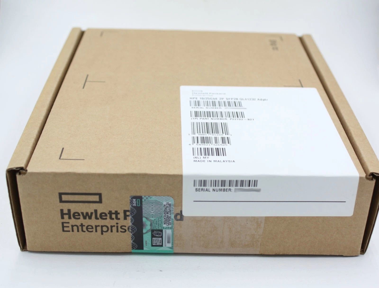 HPE P22702-B21 QL41232HLCU 10/25GbE 2-Port SFP28 ProLiant Ethernet Adapter NEW