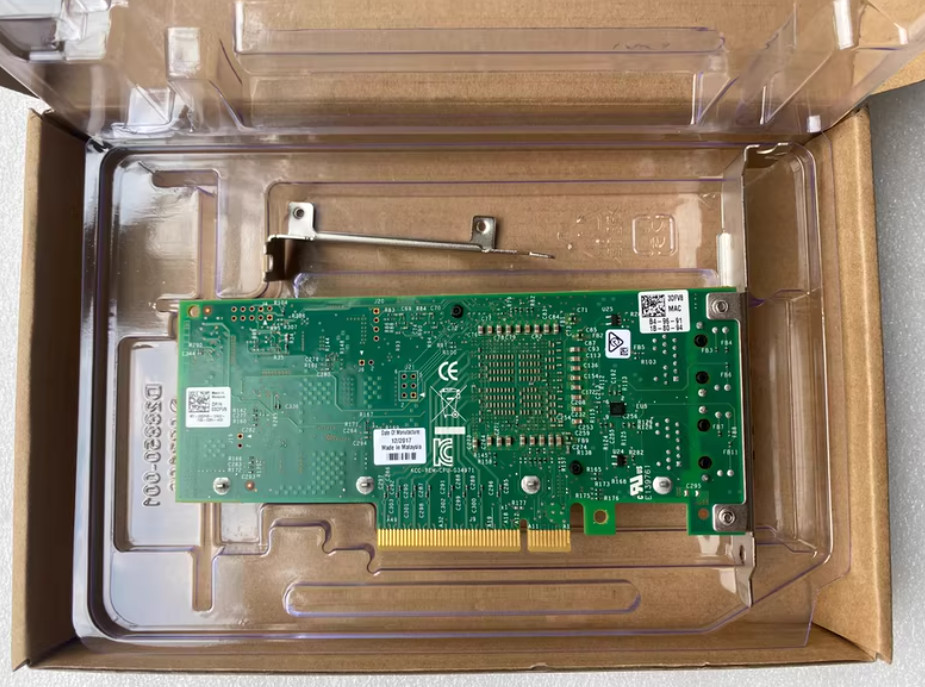 Dell Intel X540-T2 10GbE Dual Port Copper RJ-45 NIC Network Adapter 3DFV8 K7H46