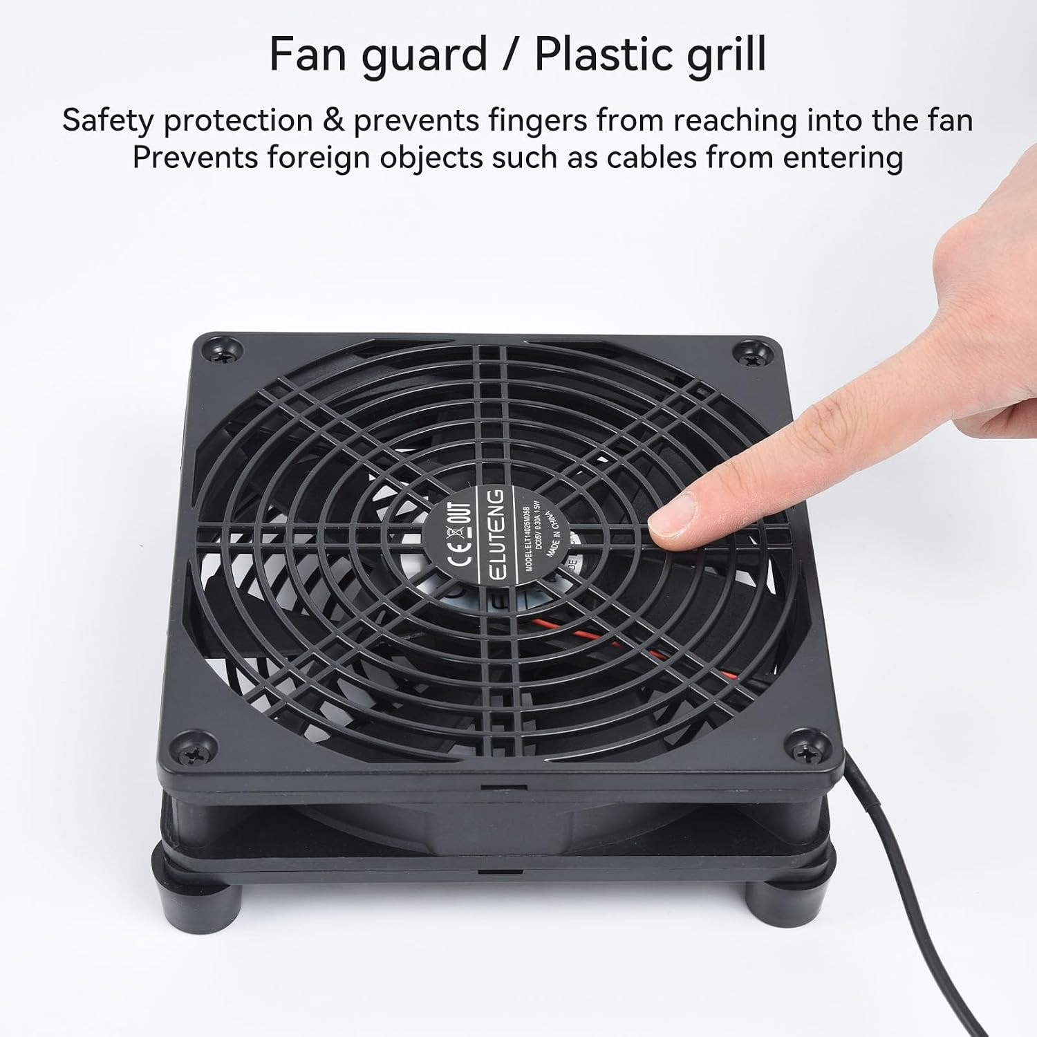 USB Powered Cooling Fan 140Mm with 3 Speed Adjustable Computer USB Fans