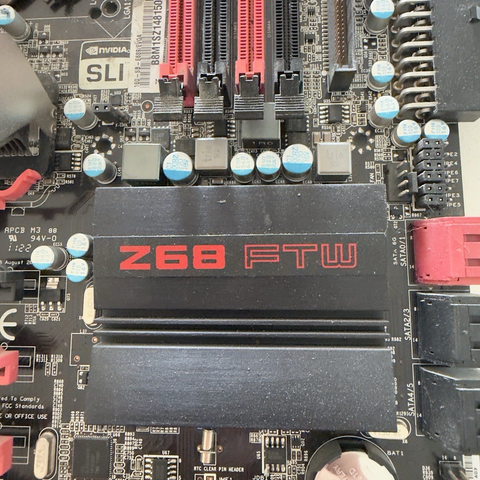 EVGA Z68 FTW Intel 2nd/3rd gen LGA1155 DDR3 ATX motherboard | SEE DESCRIPTION