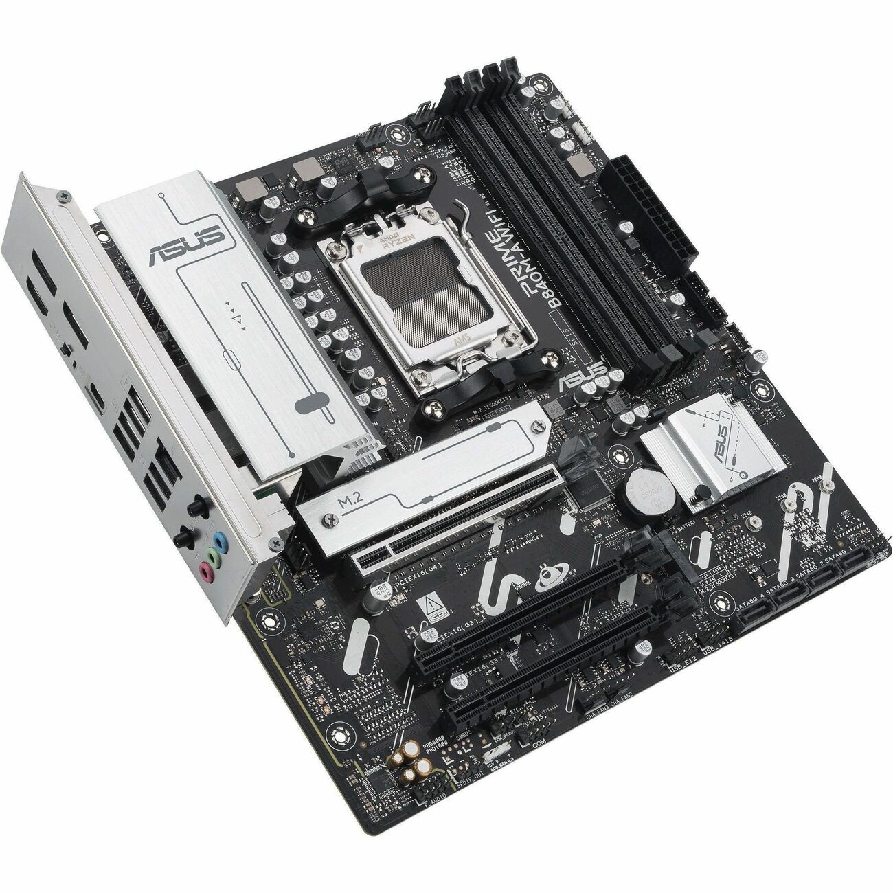 Asus PRIMEB840MAWIFICSM Motherboard AM5 Micro ATX WiFi 6E