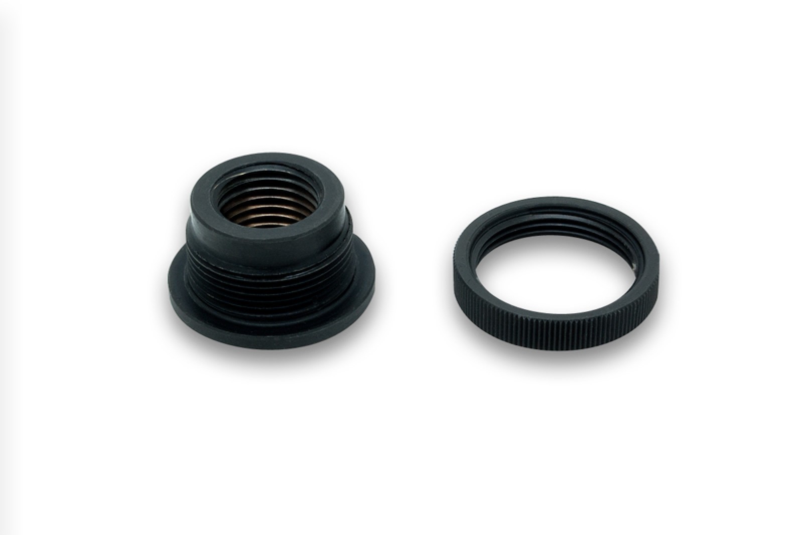 EKWB EK-AF Pass-Through Fitting G1/4″ – Black – 2 PACK