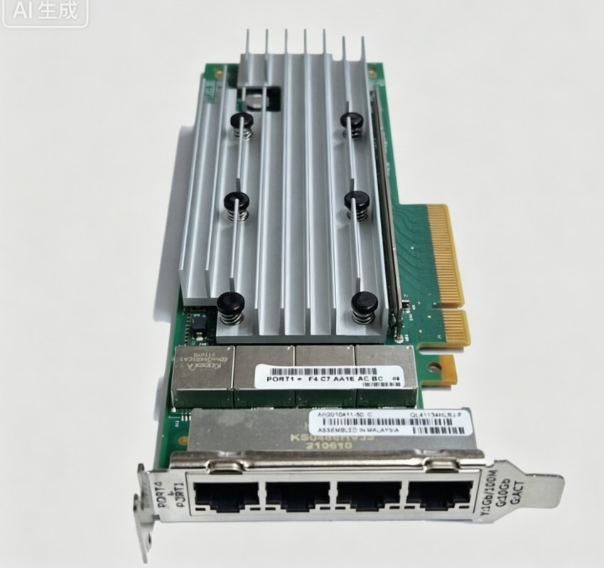 LENOVO QLogic Marvel QL41134HLRJ QL41134 10GB 4Port PCI-E Adapter 01KR584