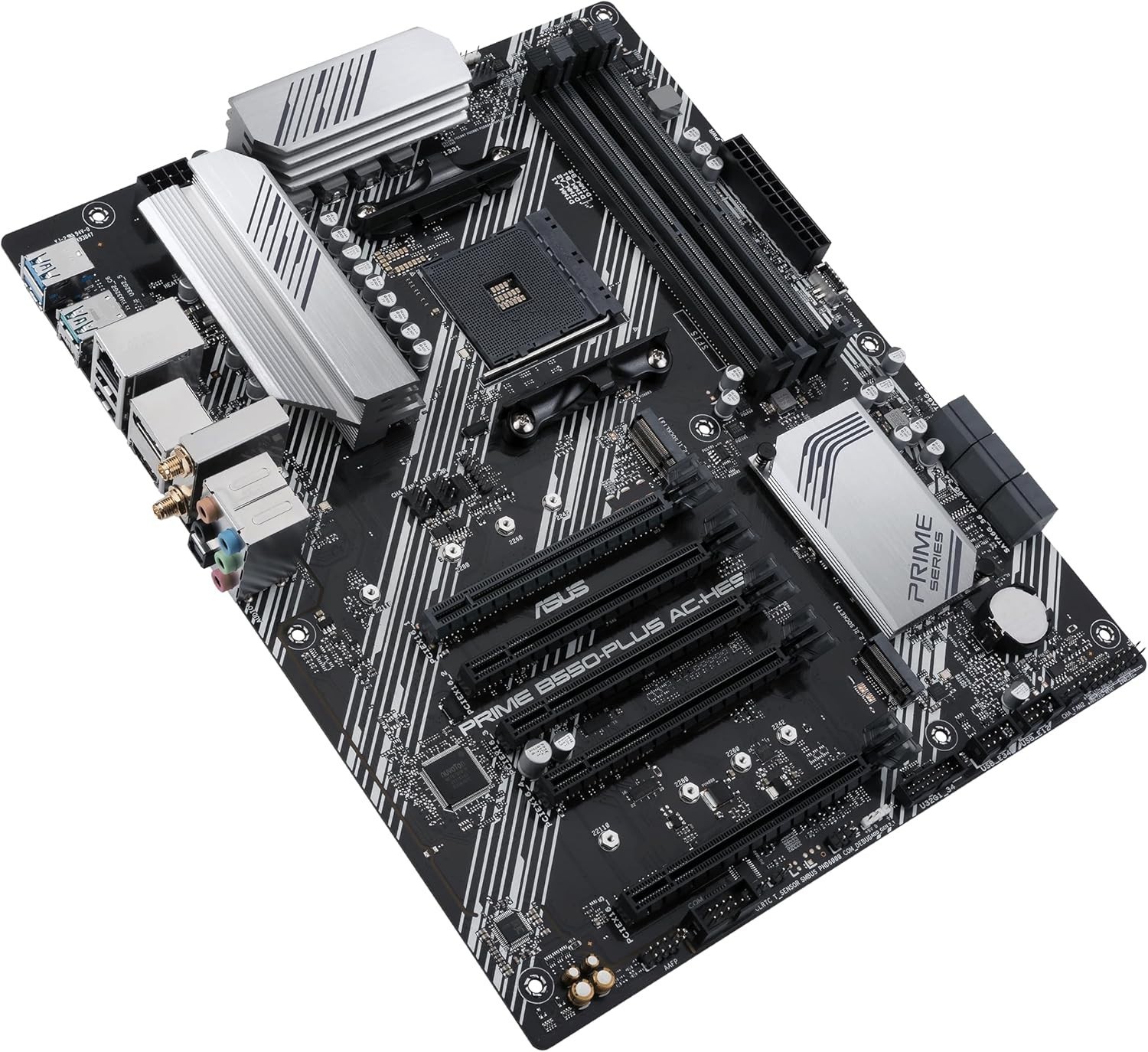 High-Performance Prime B550-PLUS AC-HES Motherboard – WiFi 5 & RGB Lighting