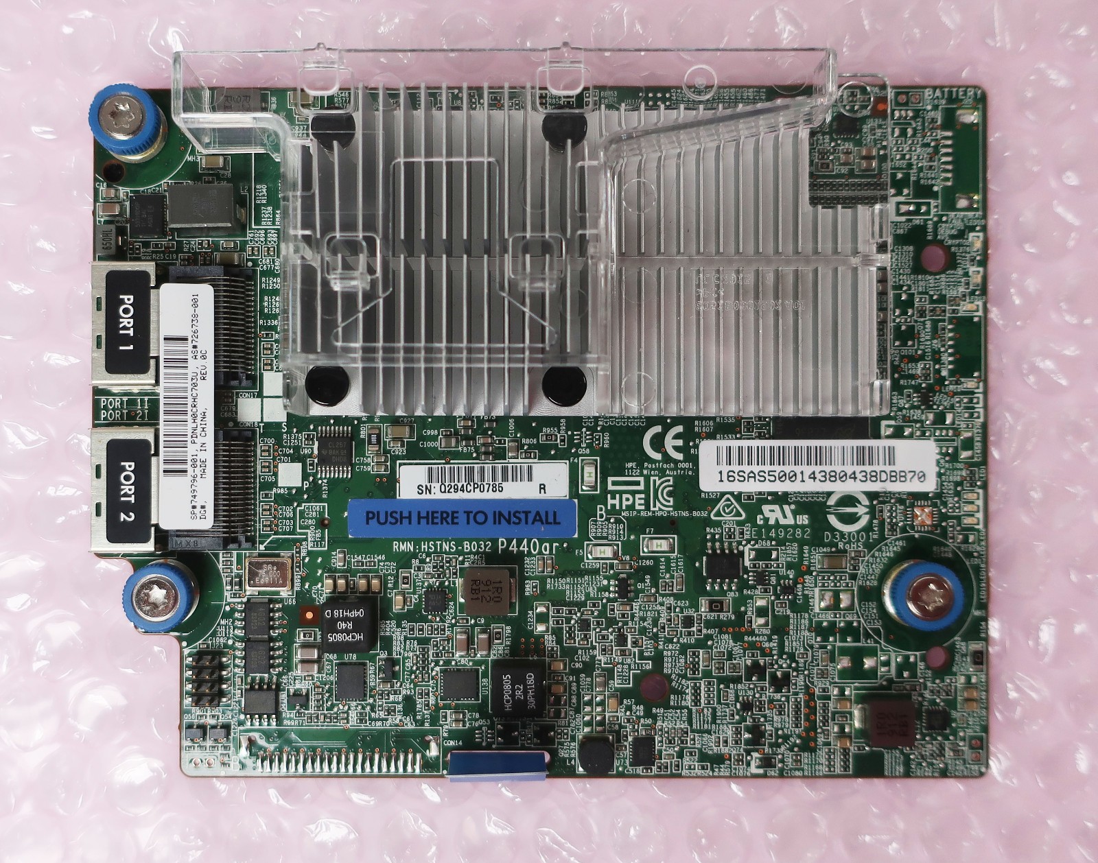 HP Smart Array P440ar 2GB FBWC 12Gb 2-ports SAS 749796-001 726738-001 775413-001