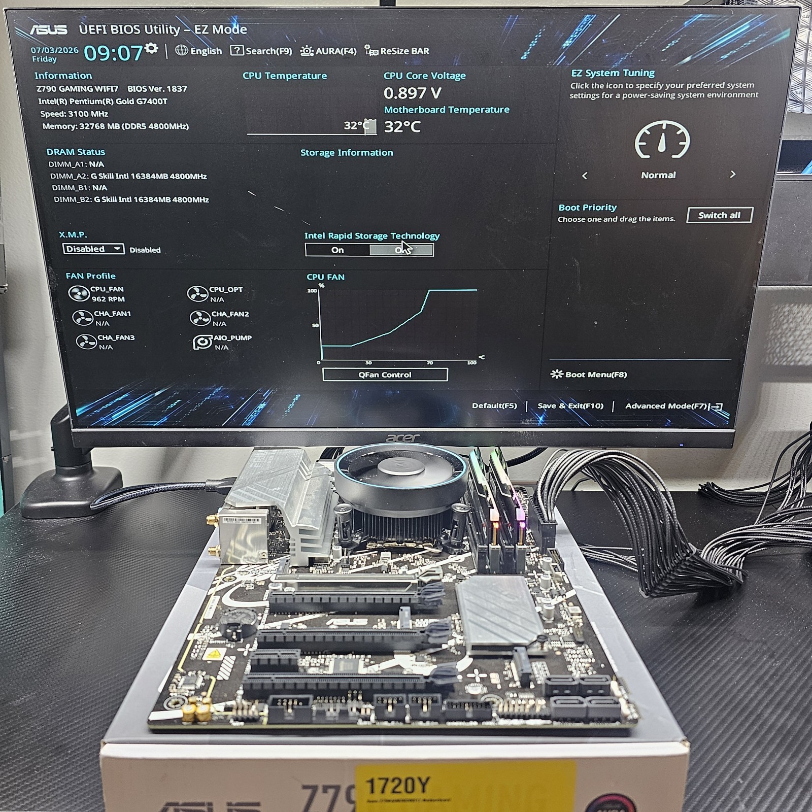ASUS Z790 Gaming WiFi7 ATX Motherboard LGA 1700 #184