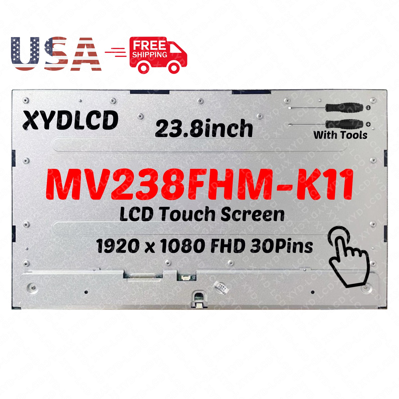 23.8″ MV238FHM-K11 for Dell Inspiron 24 5400 AIO 08C1KN LCD Touch Screen Display