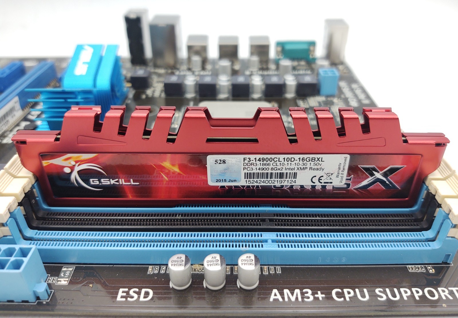 ASUS M5A97 PLUS motherboard W/ AMD FX CPU + 8GB RAM + I/O SHUELD