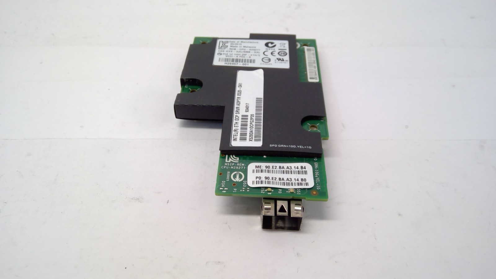 Intel H29457-001 X520-DA1 10GB SFP+ Dual Port OCP SRVR ADPTR X520DA10CPG2P20