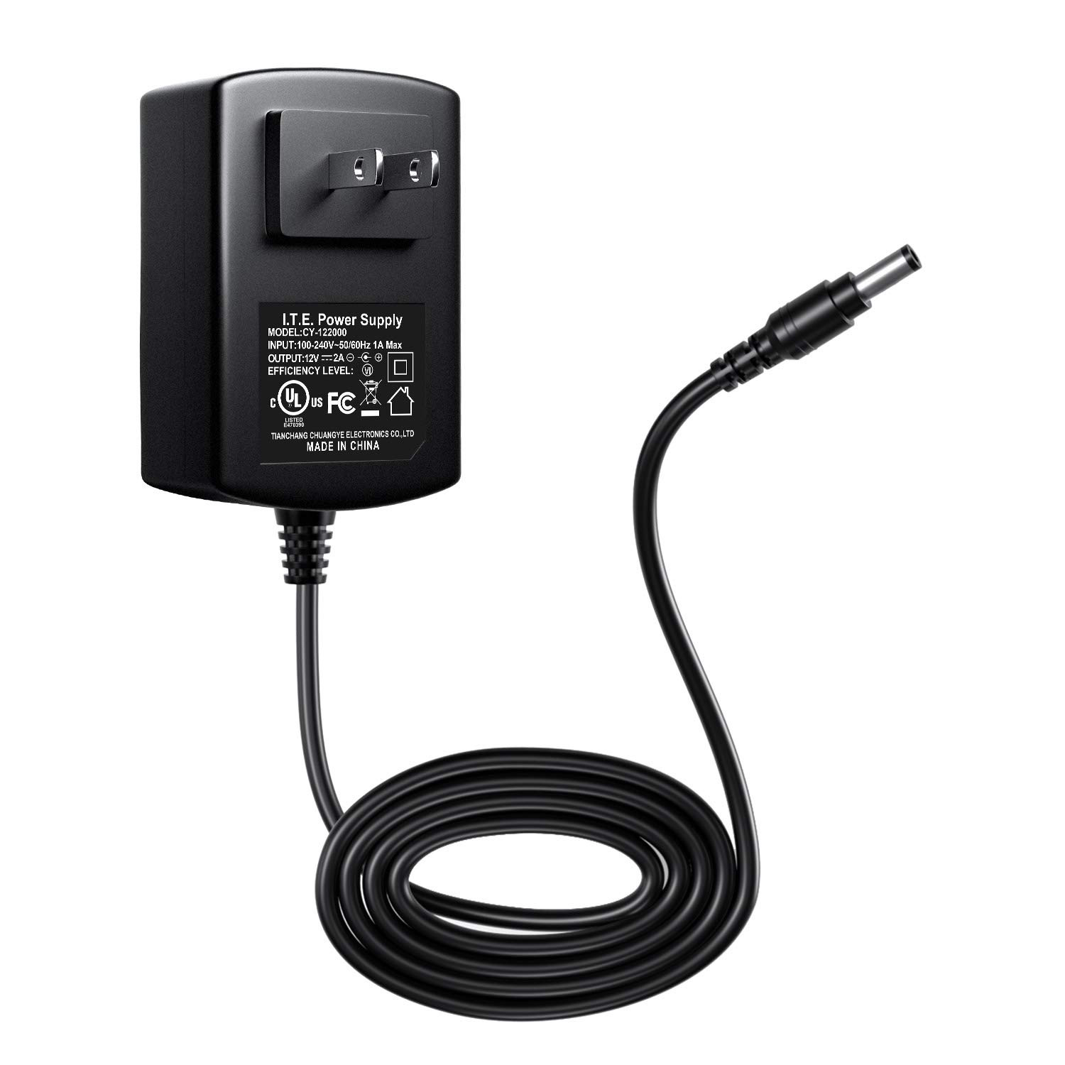 ZOSI DC 12V 2A CCTV Power Supply Adapter for Home Security Camera 2000MA US