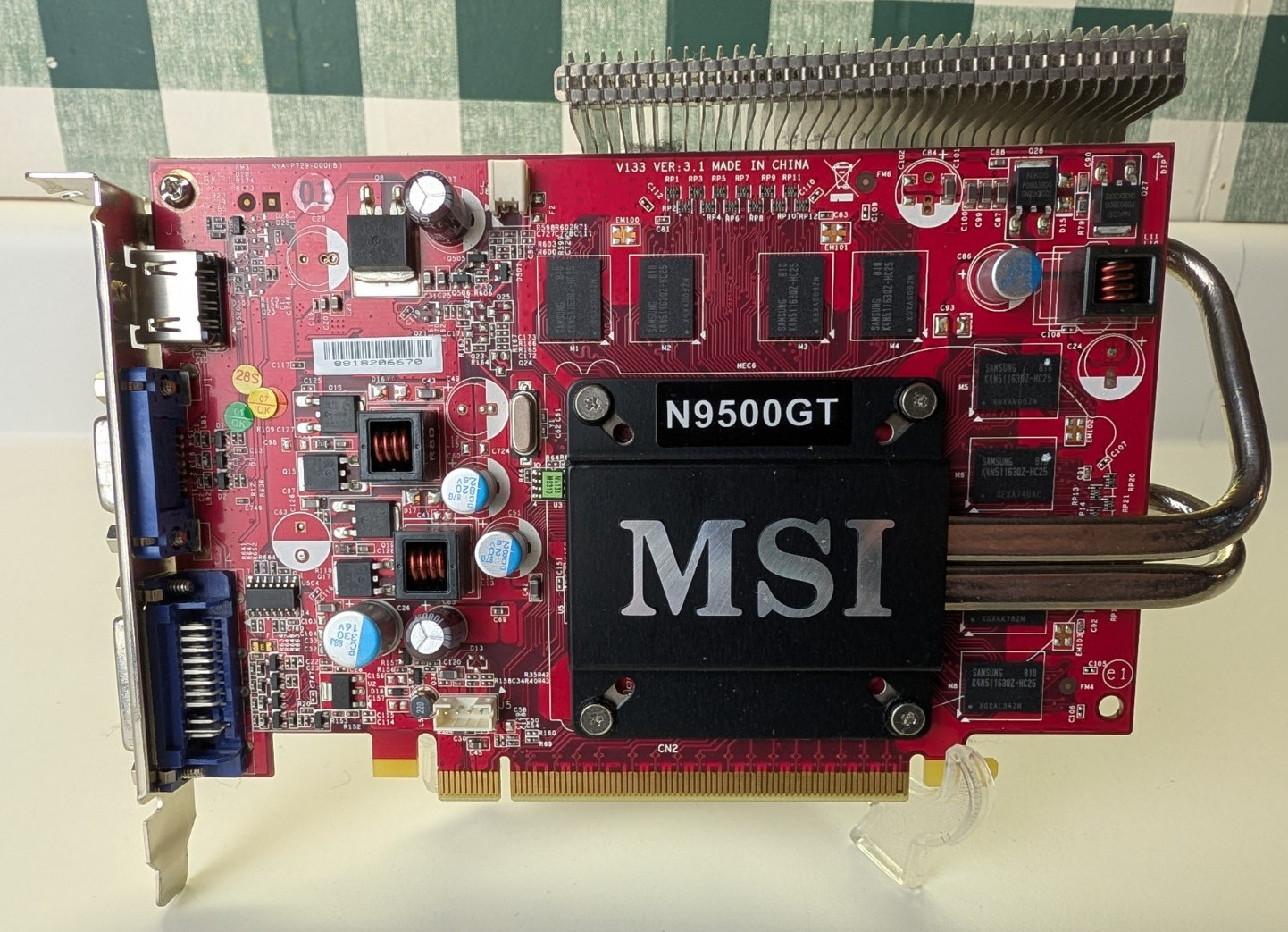 Nvidia N9500GT Graphics/Video Card MSI N9500GT-MD512Z w/ 512MB VGA DVI HDMI