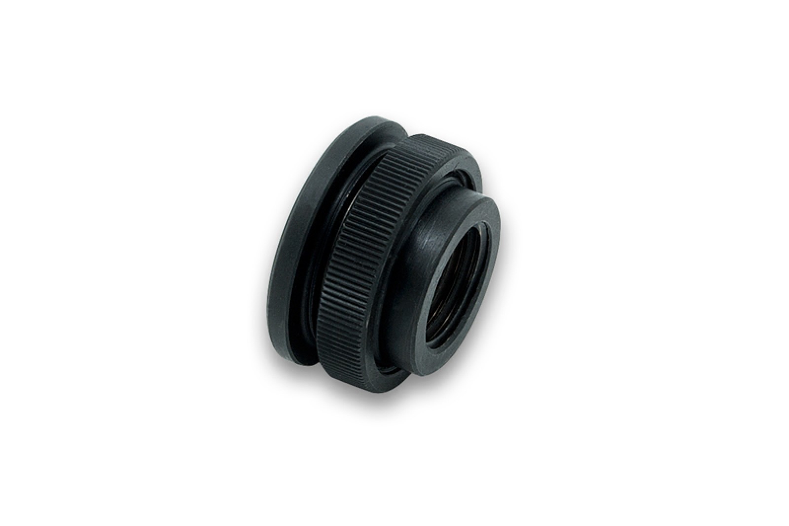 EKWB EK-AF Pass-Through Fitting G1/4″ – Black – 2 PACK