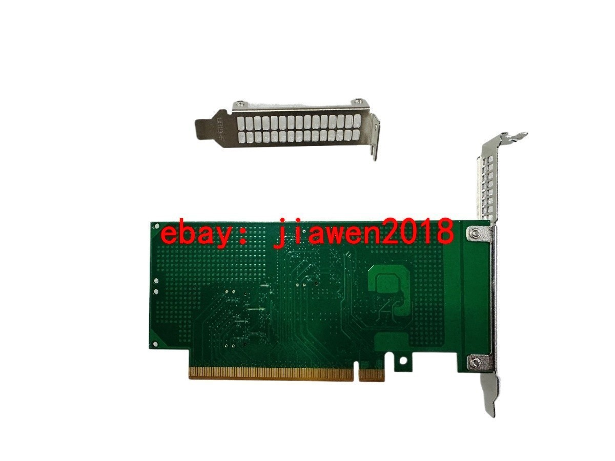 PCI Express x16 to SFF-8654 Adapter 2*PCI-E X8 + 2*Baseplate 2*70CM Cable