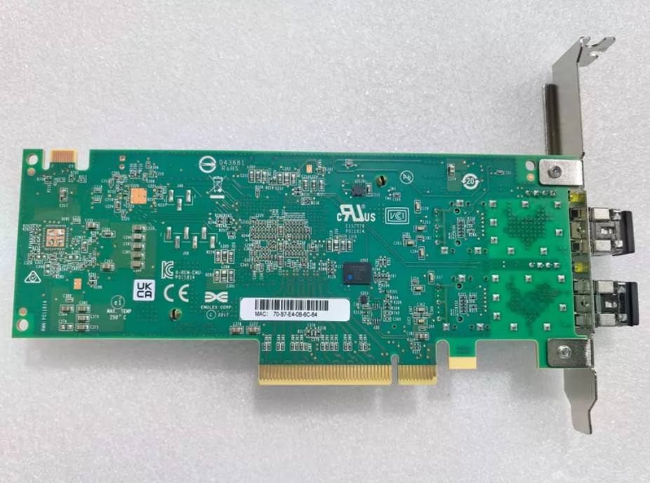LENOVO 03GX429 – ThinkSystem Emulex LPe35002 32Gb 2-port PCIe Fibre Adapter