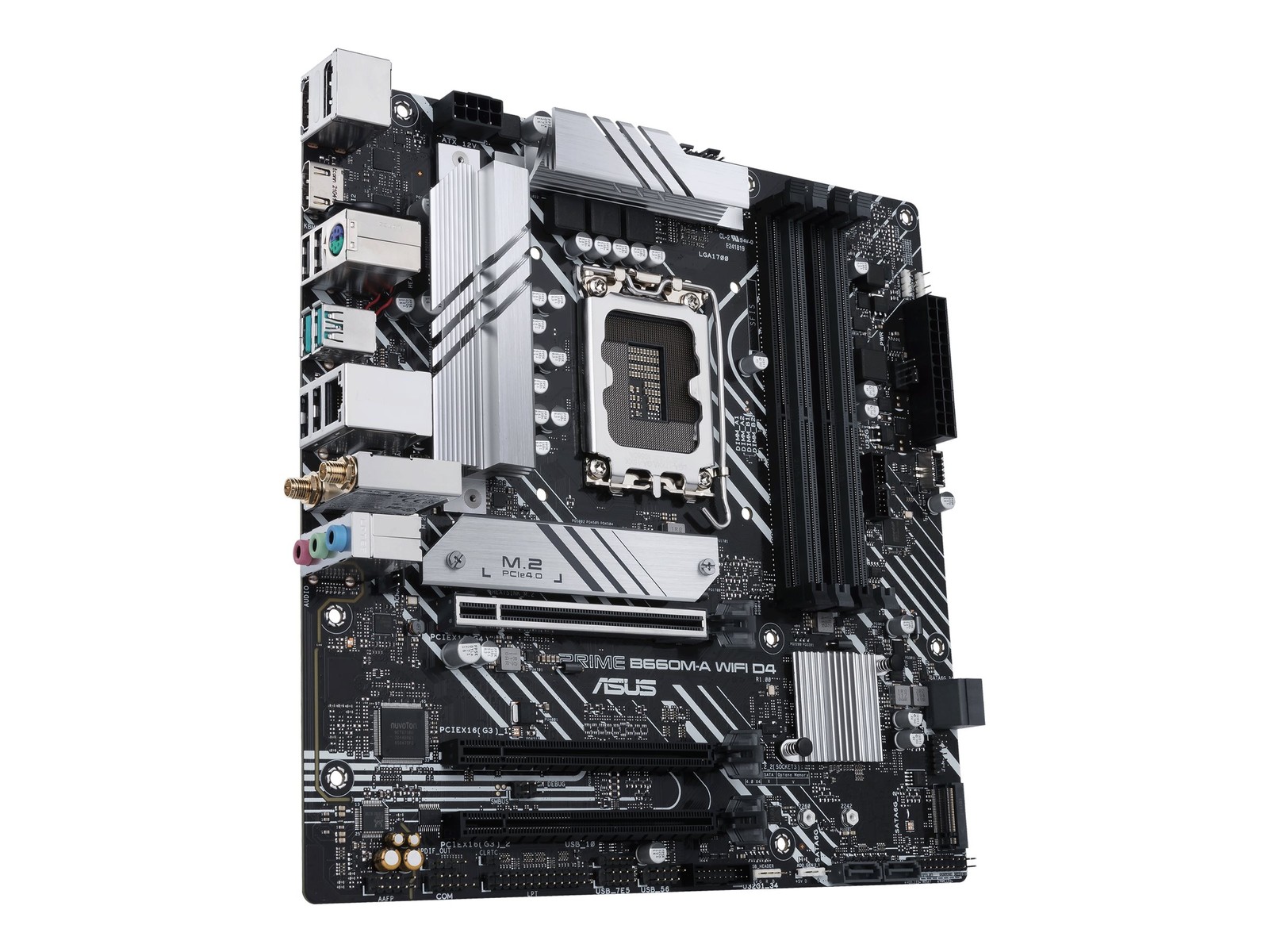 ASUS PRIME B660M-A WIFI D4 Motherboard micro ATX LGA1700 Socket 90MB1AE0-M1EAY0