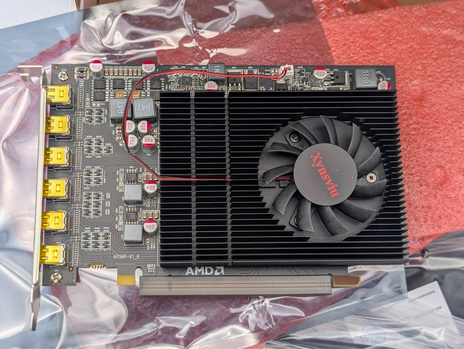 Radeon R7 350 2GB Video Card GPU 6 Mini-DisplayPort to VGA HDMI 6 DISPLAY!