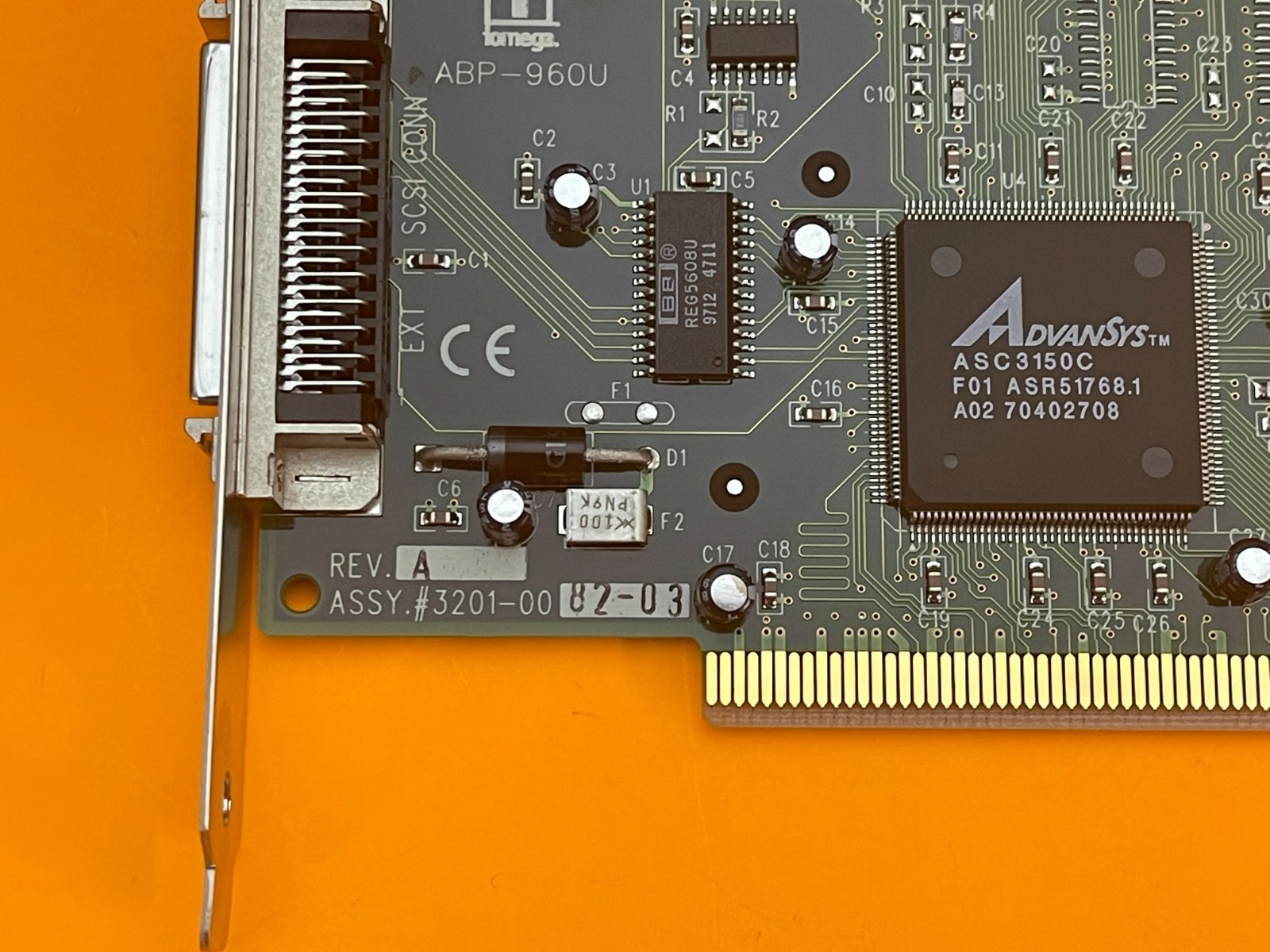 IOMEGA ABP960U PCI JAZ JET ULTRA SCSI CARD PREOWNED VINTAGE SEE DESCRIPTION***