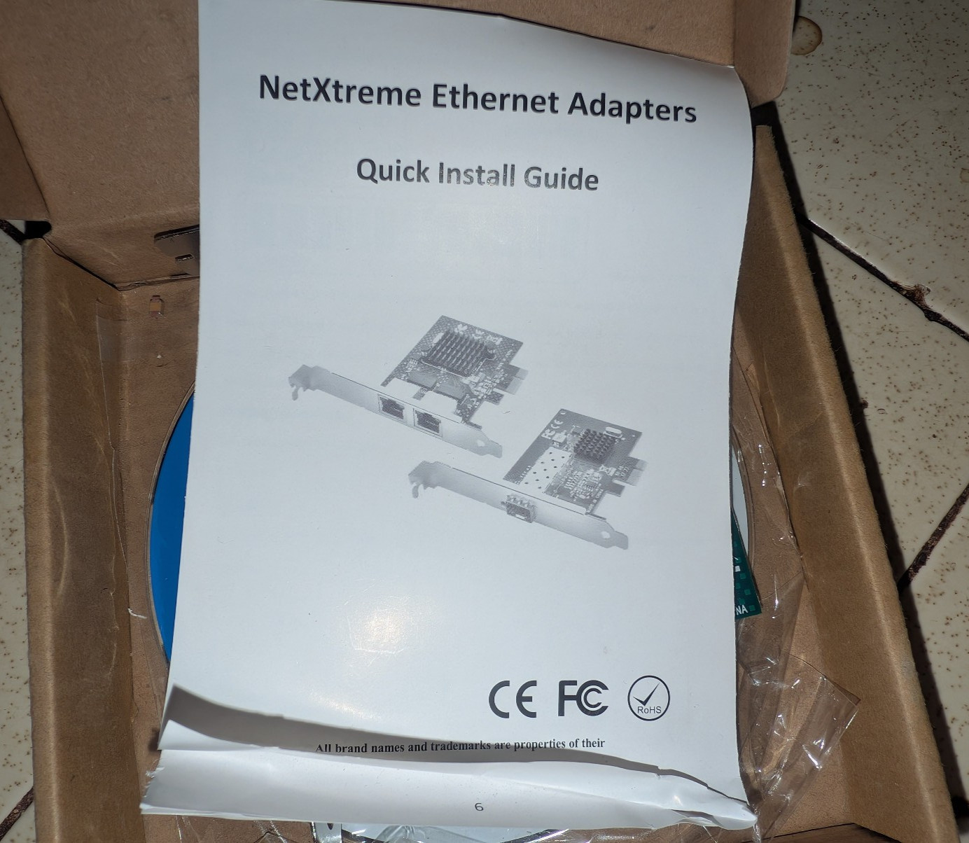 Gigabit Ethernet Server Adapter with Broadcom NetXtreme BCM5751 10/100/1000Mbps