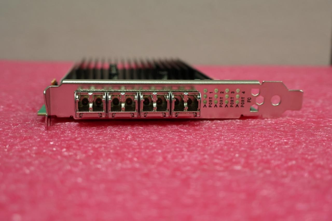 Qlogic Marvell QLE2784-SR With 4X 32GB SFP FC PCI-e HBA