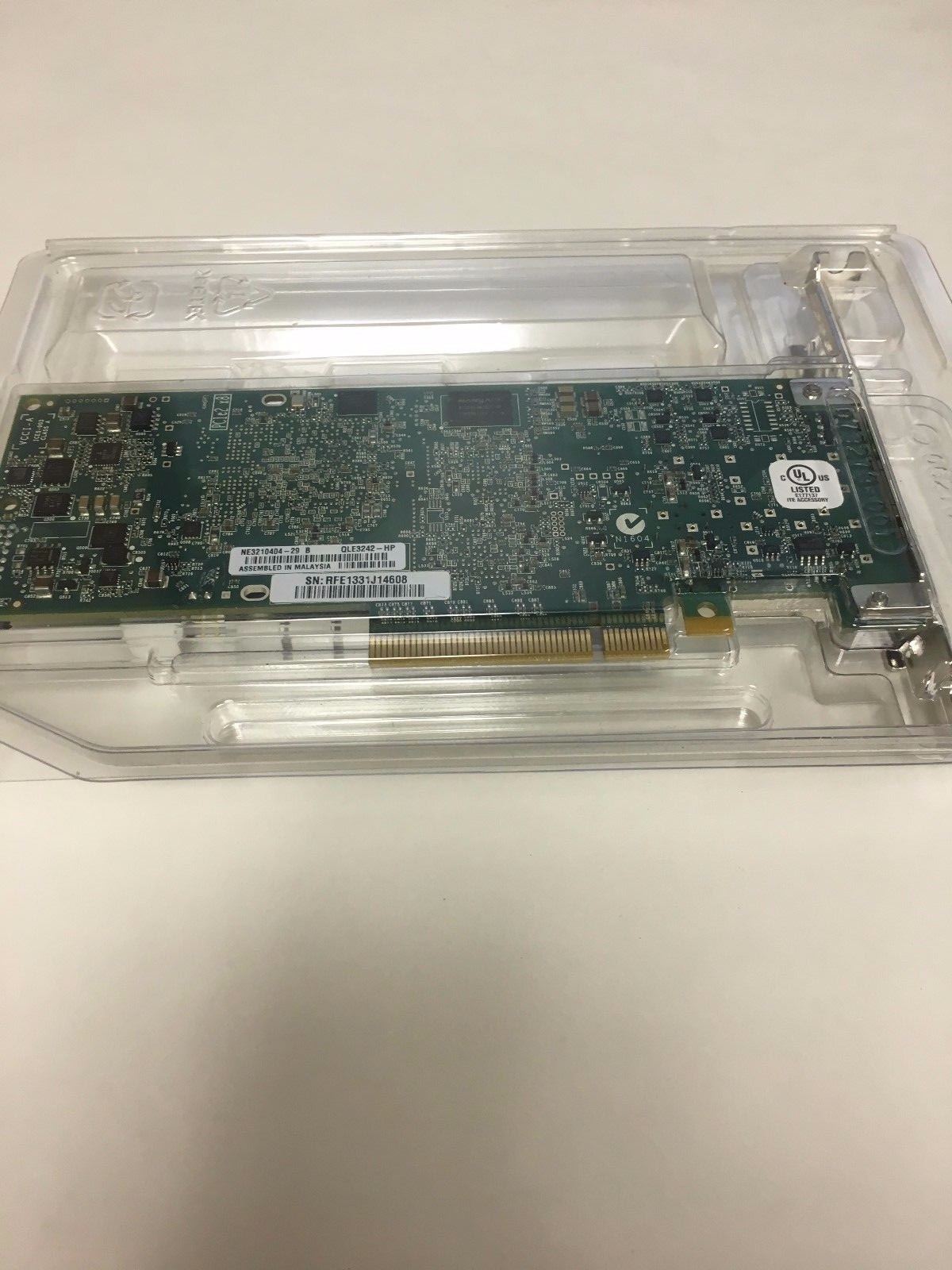 HP NC523SFP QLE3242-HP DUAL PORT 10Gb SERVER ADAPTER 593717-B21 HIGH PROFILE