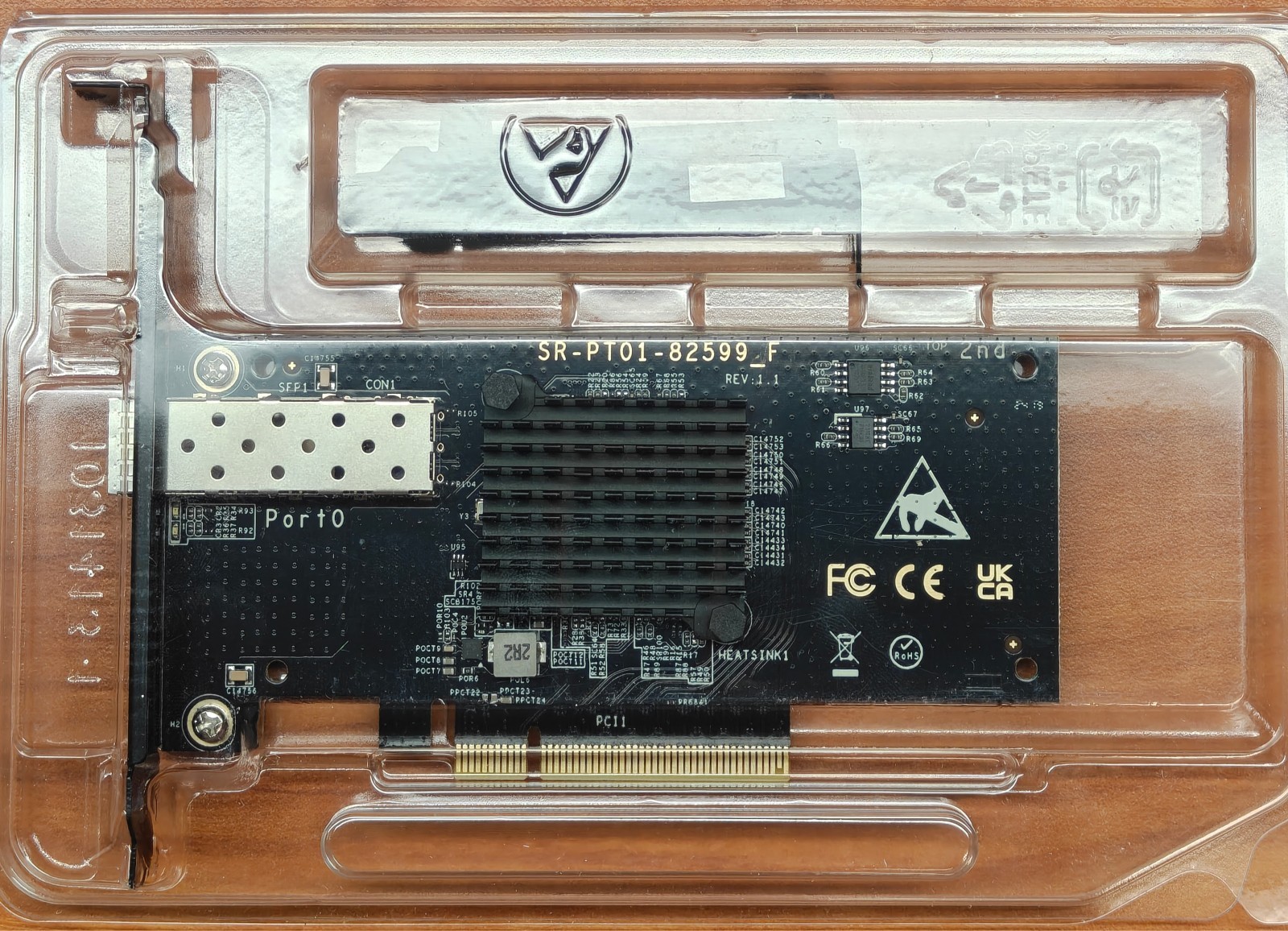 NICGIGA 10Gb SFP PCI-e Network Card, 82599(X520-DA1) Controller, 10Gbps Adapter