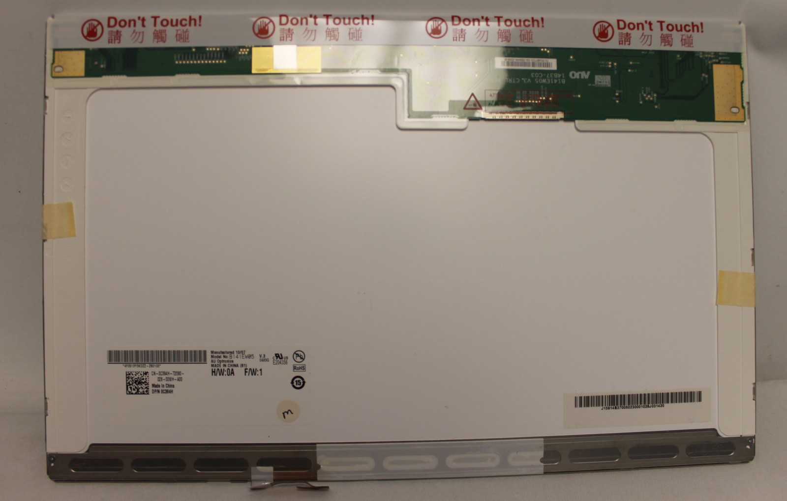 B141EW05-V.3 Au Optronics Lcd 14.1 30Pin 1280 X 800 Wxga Matte “GRADE A”