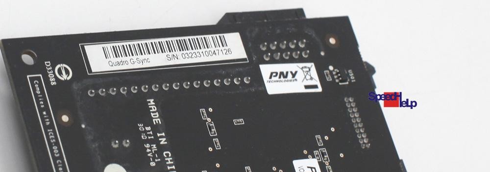 NVIDIA G-SYНC OPTION CARD G80PNY VCQFXGSYNCG80 900-50358 QuadroFX 4400 4500 500